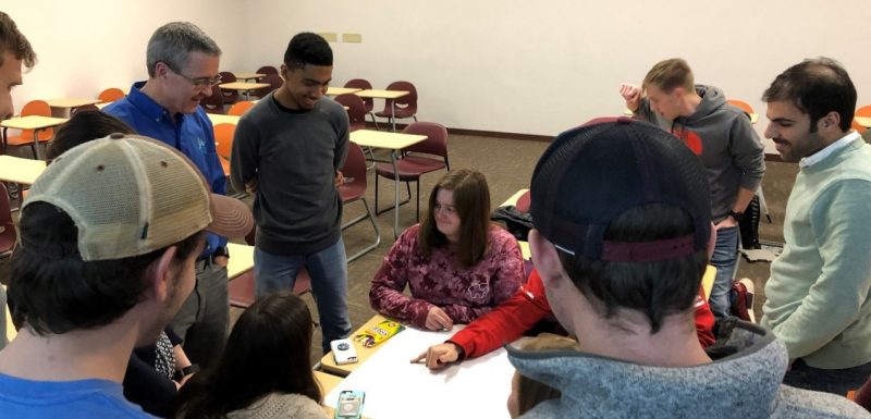 Jeff Gilliland (J2 Engineers) leads SLDC members through a hands-on Value Engineering session during a club meeting in February ‘19