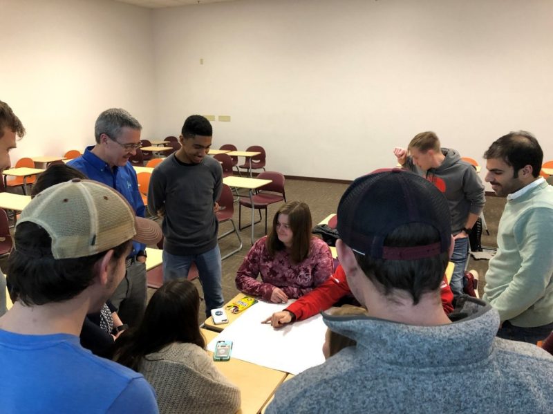 Jeff Gilliland (J2 Engineers) leads SLDC members through a hands-on Value Engineering session during a club meeting in February ‘19